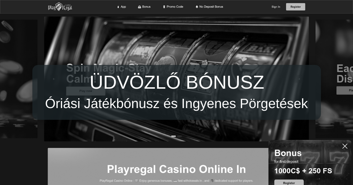 PlayRegal Casino welcome bonus