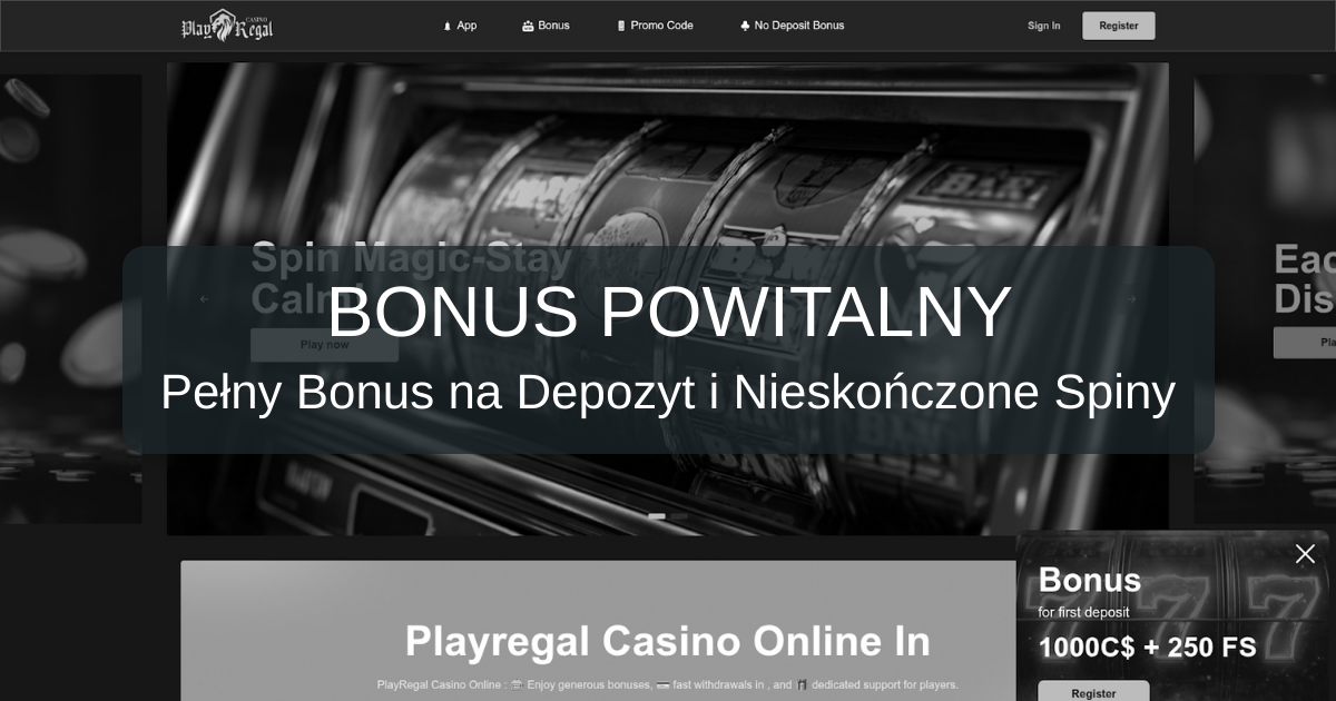 PlayRegal Casino welcome bonus